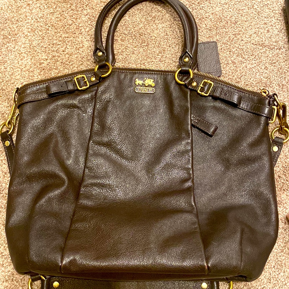 Brown Coach Bag like new